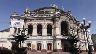 Kyiv. Ukrayna: Ukrayna Ulusal Operası. Hava görünümü