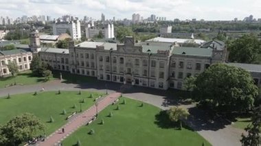 Kyiv. Ukrayna. Kyiv Politeknik Enstitüsü. Hava görünümü.