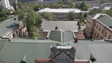 Kyiv. Ukrayna. Kyiv Politeknik Enstitüsü. Hava görünümü.