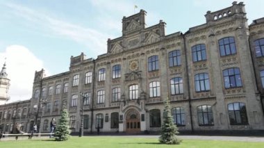 Kyiv. Ukrayna. Kyiv Politeknik Enstitüsü. Hava görünümü.