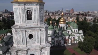 Kyiv. Ukrayna: Kyiv 'deki Aziz Sophias Katedrali. Hava görünümü