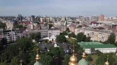 Kyiv. Ukrayna: Kyiv 'deki Aziz Sophias Katedrali. Hava görünümü