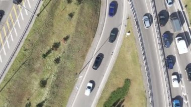 Kyiv. Ukrayna: yol kavşağı. Hava görünümü