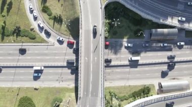 Kyiv. Ukrayna: yol kavşağı. Hava görünümü