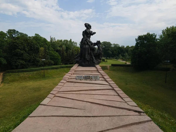 Babi Yar. Platsen för mordet på judar under andra världskriget. — Stockfoto