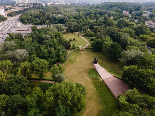 Babi Yar. Miejsce mordowania Żydów w czasie II wojny światowej. — Zdjęcie stockowe