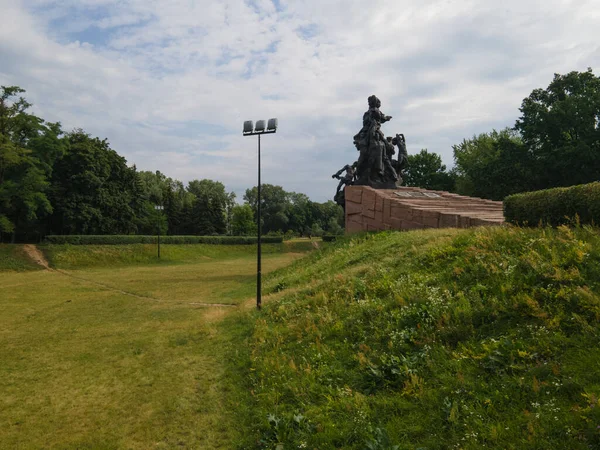 Babi Yar. O lugar do assassinato de judeus durante a Segunda Guerra Mundial . — Fotografia de Stock