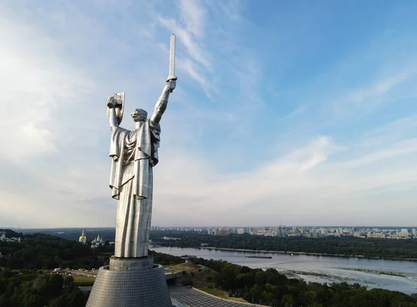 Pomnik Ojczyzny w Kijowie, Ukraina — Zdjęcie stockowe