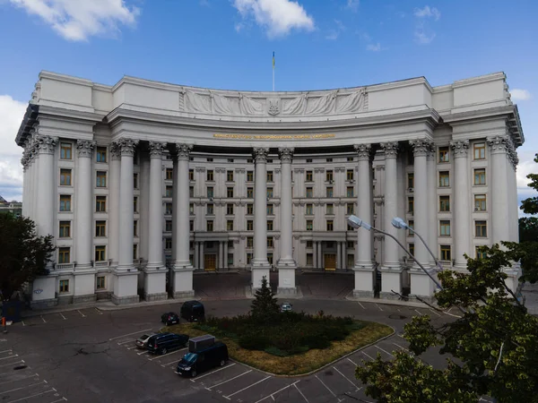 Ministerio de Asuntos Exteriores de Ucrania. Vista aérea. — Foto de Stock