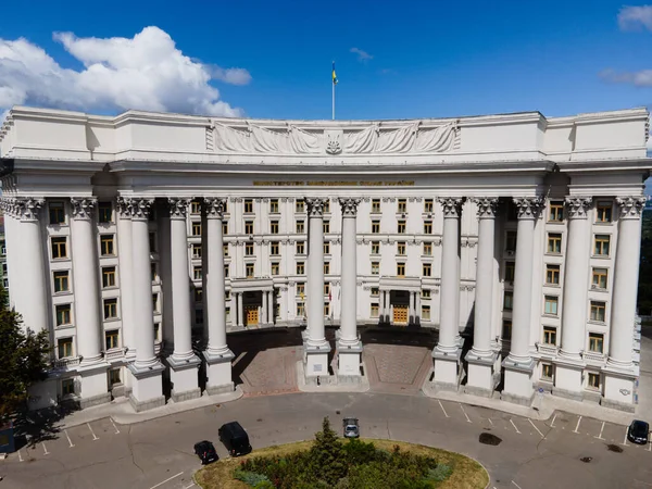 Ukrayna Dışişleri Bakanlığı. Hava görünümü. — Stok fotoğraf