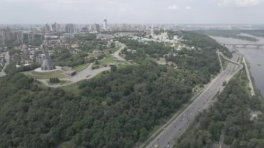 Gündüzleri Kyiv 'in hava görüntüsü. Ukrayna