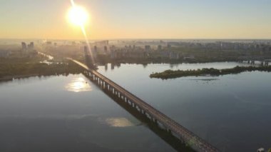 Gündüzleri Kyiv 'in hava görüntüsü. Ukrayna