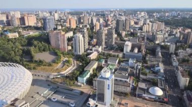 Gündüzleri Kyiv 'in hava görüntüsü. Ukrayna