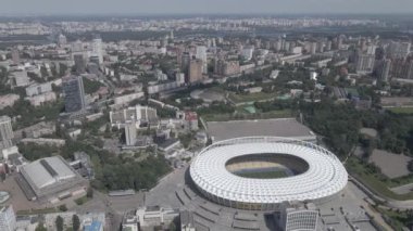 Gündüzleri Kyiv 'in hava görüntüsü. Ukrayna