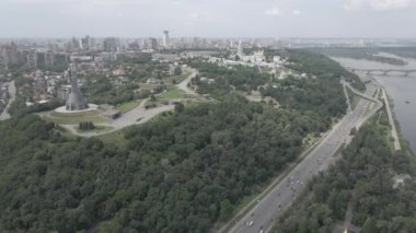 Gündüzleri Kyiv 'in hava görüntüsü. Ukrayna