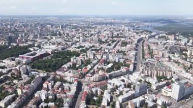Gündüzleri Kyiv 'in hava görüntüsü. Ukrayna