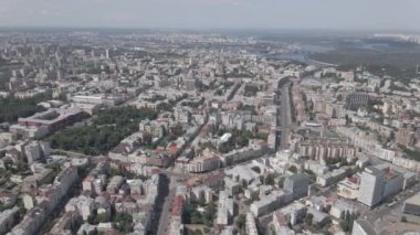Gündüzleri Kyiv 'in hava görüntüsü. Ukrayna