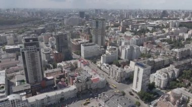 Gündüzleri Kyiv 'in hava görüntüsü. Ukrayna
