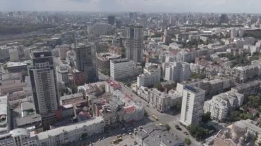 Gündüzleri Kyiv 'in hava görüntüsü. Ukrayna