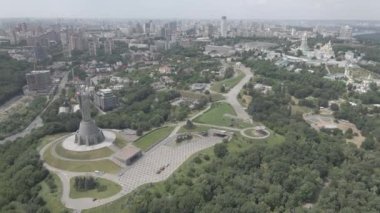 Gündüzleri Kyiv 'in hava görüntüsü. Ukrayna