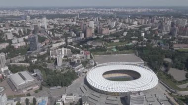 Gündüzleri Kyiv 'in hava görüntüsü. Ukrayna