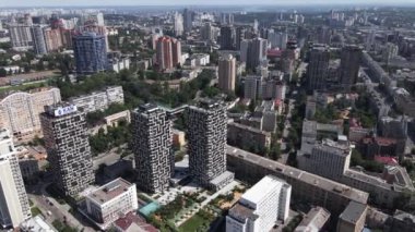 Gündüzleri Kyiv 'in hava görüntüsü. Ukrayna