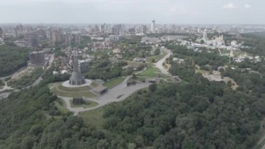 Gündüzleri Kyiv 'in hava görüntüsü. Ukrayna