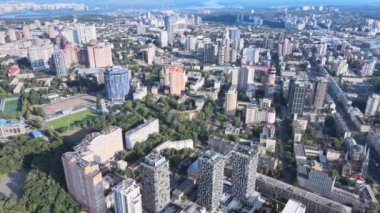 Gündüzleri Kyiv 'in hava görüntüsü. Ukrayna