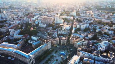 Gündüzleri Kyiv 'in hava görüntüsü. Ukrayna