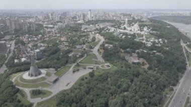Gündüzleri Kyiv 'in hava görüntüsü. Ukrayna