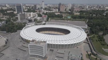 Gündüzleri Kyiv 'in hava görüntüsü. Ukrayna