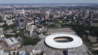 Gündüzleri Kyiv 'in hava görüntüsü. Ukrayna
