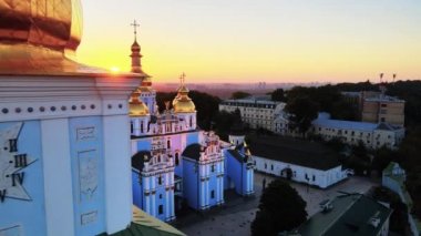 Sabah St. Michaels Altın Kubbe Manastırı. Kyiv, Ukrayna