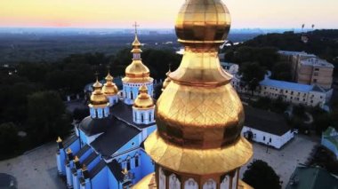 Sabah St. Michaels Altın Kubbe Manastırı. Kyiv, Ukrayna