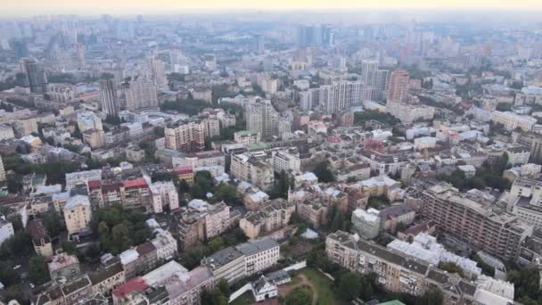 Kiev, Ucrania vista aérea de la ciudad. Kiev — Vídeos de Stock