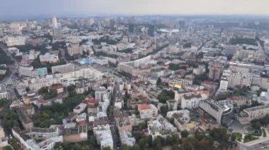 Kyiv, Ukrayna hava görüntüsü. Kiev