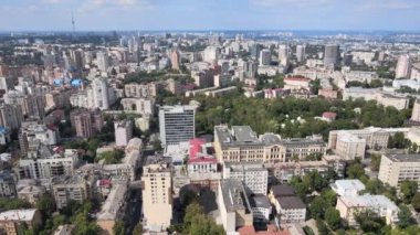 Kyiv, Ukrayna hava görüntüsü. Kiev