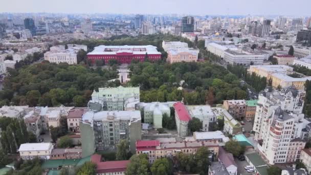 Kiev, Ucraina vista aerea della città. Kiev — Video Stock