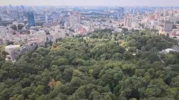 Kiev, Ucrania vista aérea de la ciudad. Kiev — Vídeos de Stock