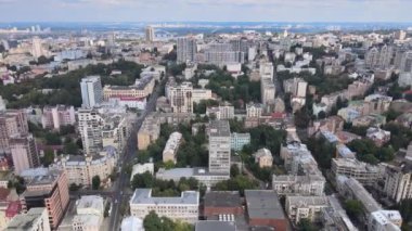 Kyiv, Ukrayna hava görüntüsü. Kiev