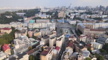 Kyiv, Ukrayna hava görüntüsü. Kiev
