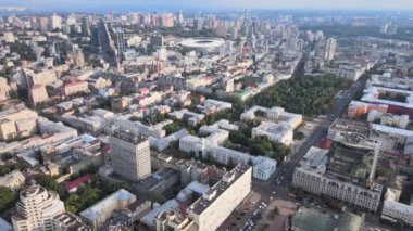 Kyiv, Ukrayna hava görüntüsü. Kiev