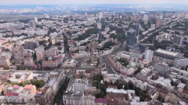 Kyiv, Ukrayna hava görüntüsü. Kiev