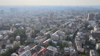 Kyiv, Ukrayna hava görüntüsü. Kiev