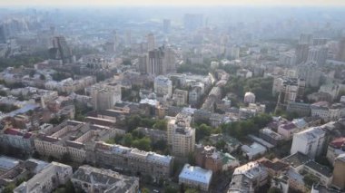 Kyiv, Ukrayna hava görüntüsü. Kiev