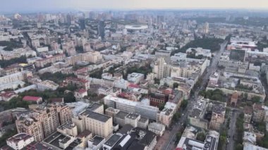 Kyiv, Ukrayna hava görüntüsü. Kiev