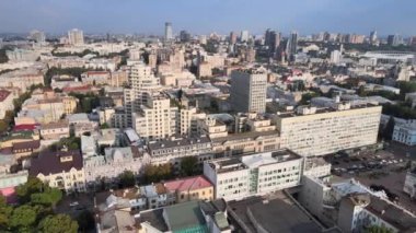 Kyiv, Ukrayna hava görüntüsü. Kiev