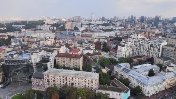 Kiev, Ucraina vista aerea della città. Kiev — Video Stock