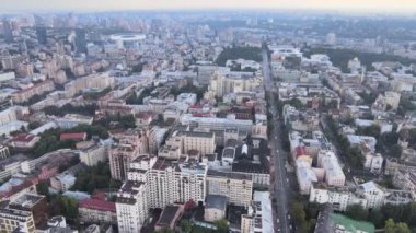 Kyiv, Ukrayna hava görüntüsü. Kiev