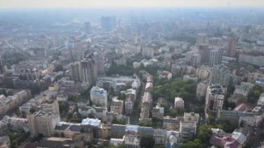 Kyiv, Ukrayna hava görüntüsü. Kiev